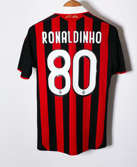 AC Milan 2009-10 Ronaldinho Home Kit (S)