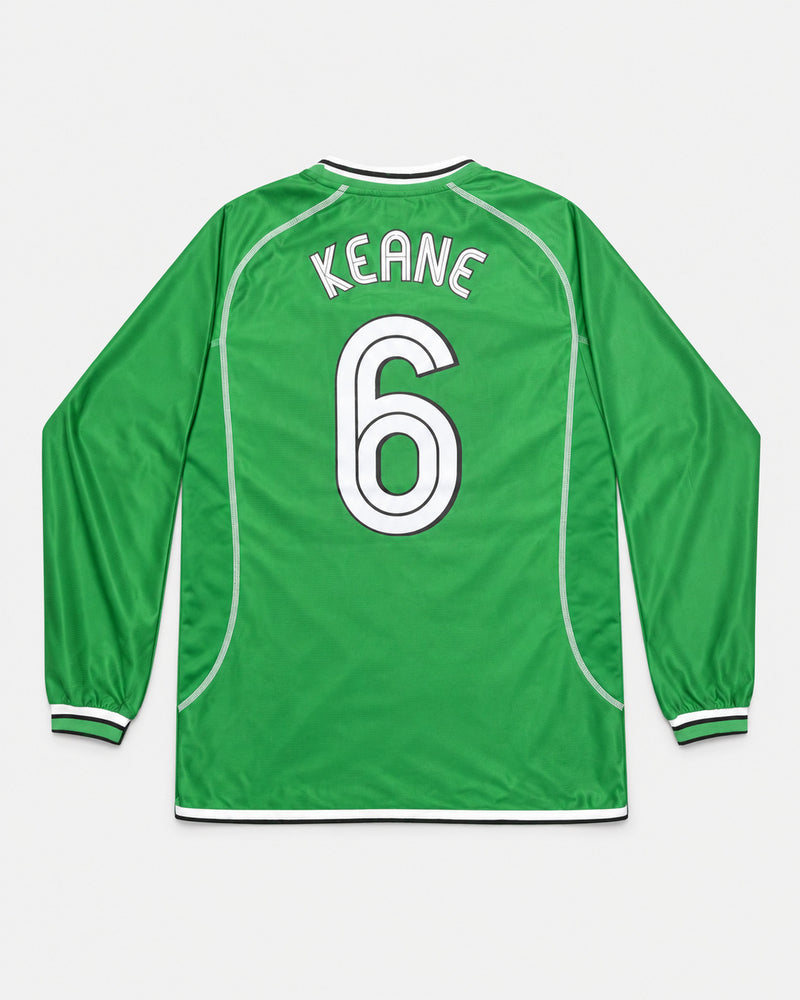 Ireland 2001-02 Keane home vintage football shirt, size Medium, back.