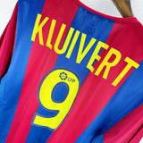 Barcelona 2002-03 Kluivert Home Fan Kit (M)