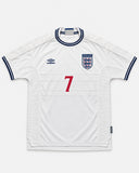 England 1999-00 Beckham Home Kit (L) - Front