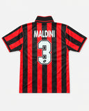 AC Milan 1993-94 Maldini Home Kit (M) - Back