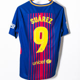 Barcelona 2017-18 Suarez Home Kit (L)