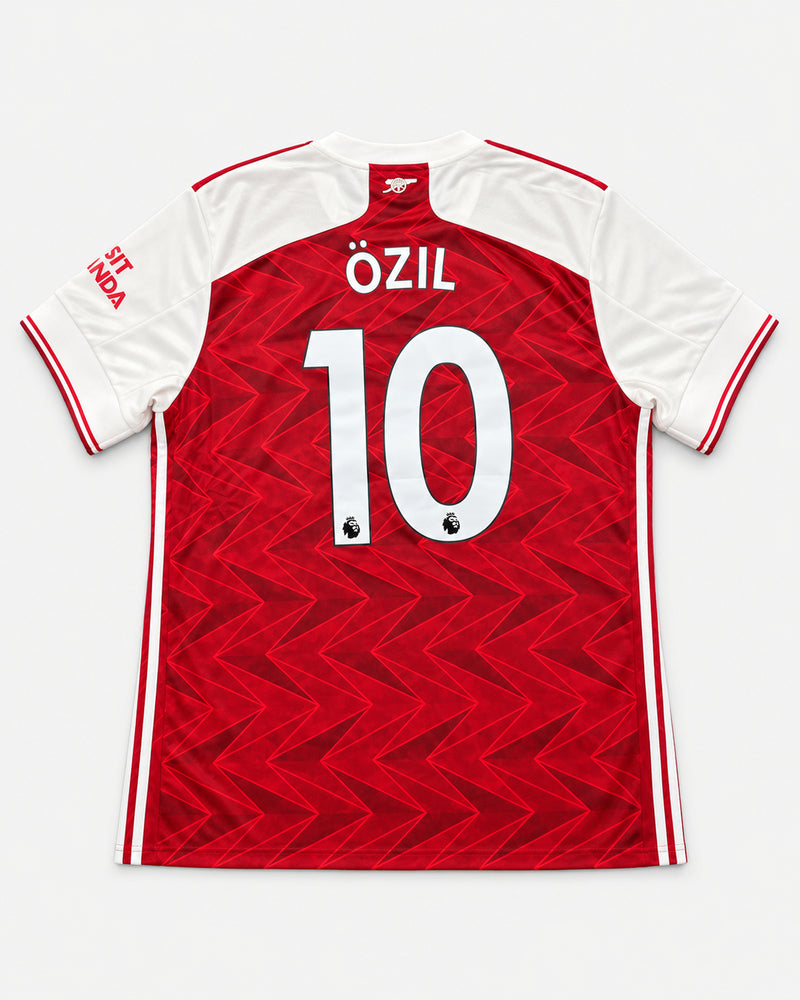 Arsenal 2020-21 Ozil home vintage football shirt, size 2XL, back.