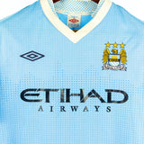 Manchester City 2011-12 Kun Aguero Home Kit (M)