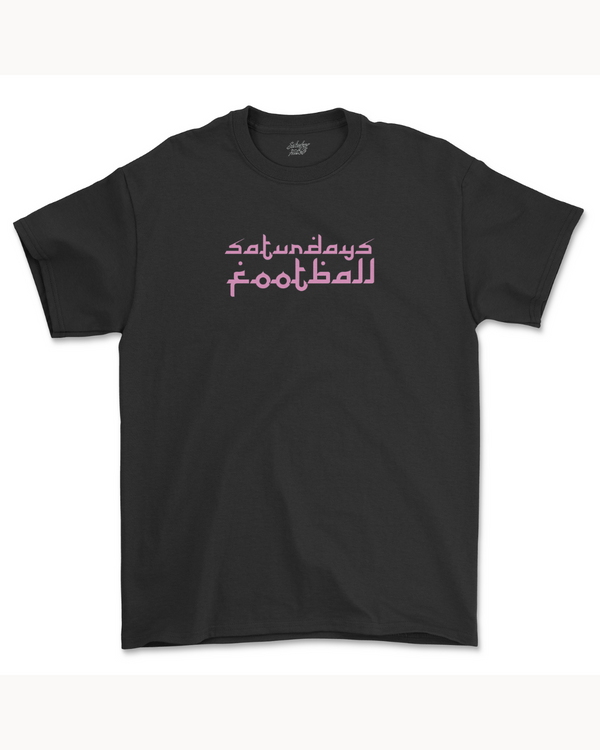Far Out T Shirt - Black / Pink