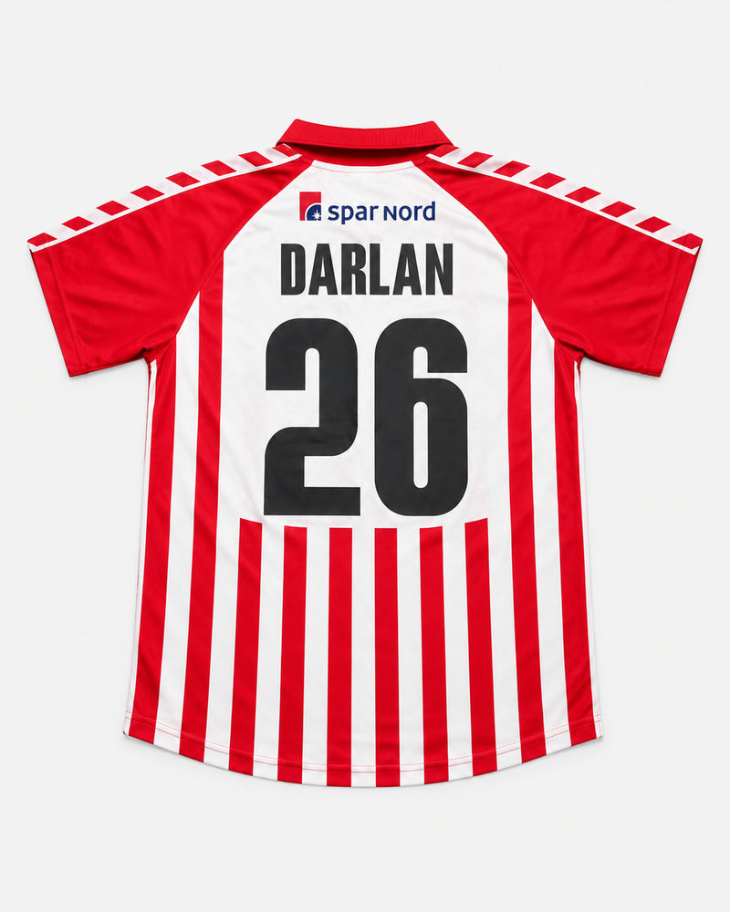 AaB Aalborg 2006-07 Darlan home vintage football shirt, size Large, back.