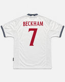 England 1999-00 Beckham Home Kit (L) - Back