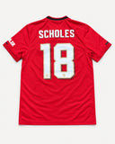 Manchester United 2017-18 Scholes Home Kit (XL) - Back