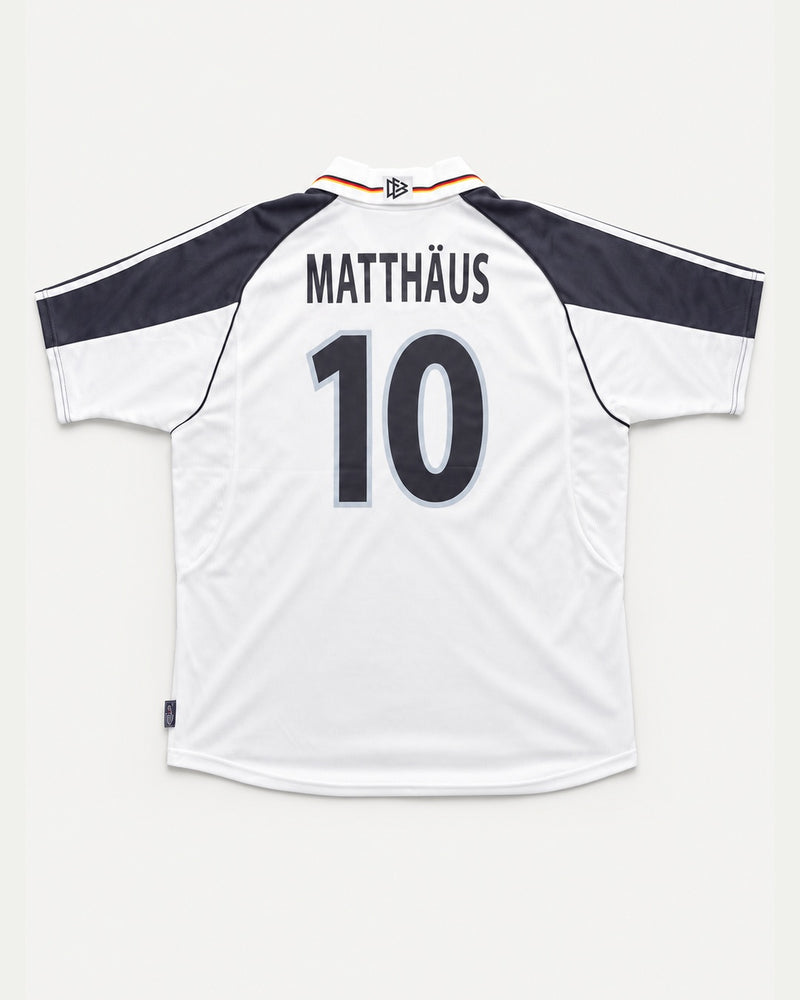 Germany 2000-01 Matthaus home vintage football shirt, size XL, back.