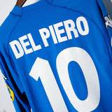 Italy 2000 Del Piero Long Sleeve Home Kit (L)