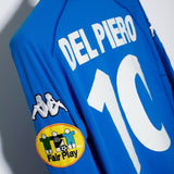 Italy 2000 Del Piero Long Sleeve Home Kit (L)