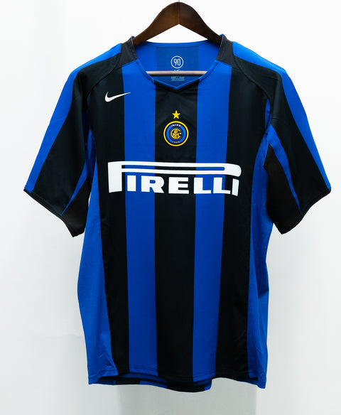 Inter Milan 2004-05 J. Zanetti Home Kit (L)