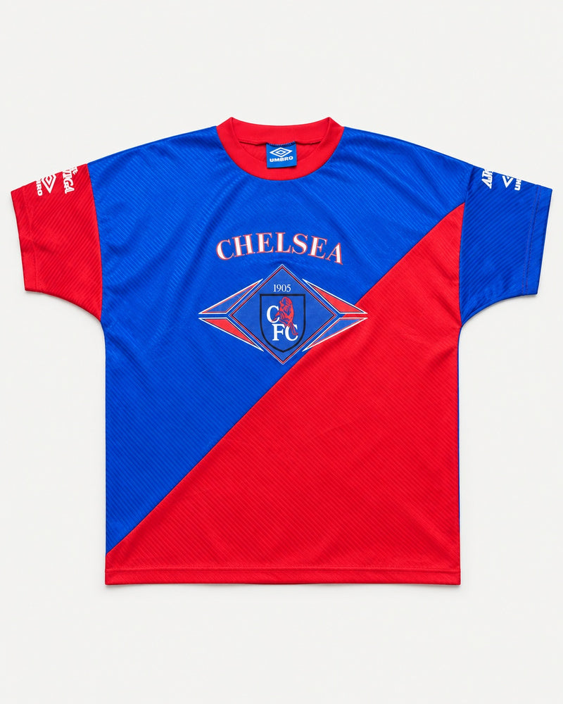 Chelsea 1993-94 training vintage football shirt, size Large, front.