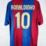 Barcelona 2006-07 Ronaldinho Home Kit (XL)