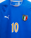 Italy 2003 Totti Long Sleeve Home Kit (L)