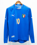 Italy 2003 Totti Long Sleeve Home Kit (L)