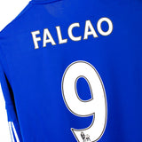 Chelsea 2015-16 Falcao Long Sleeve Home Kit (M)