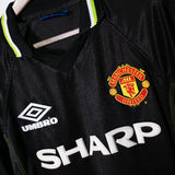 Manchester United 1998-99 Beckham Long Sleeve Third Kit (L)