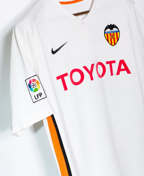 Valencia 2006-07 David Villa Home Kit (XL)