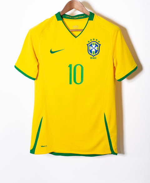 Brazil 2008 Ronaldinho Home Kit (S)