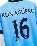 Manchester City 2013-14 Aguero Home Kit (L)
