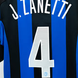 Inter Milan 2004-05 J. Zanetti Home Kit (L)