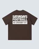 Crosby St. Unisex Oversized T-Shirt - Coffee