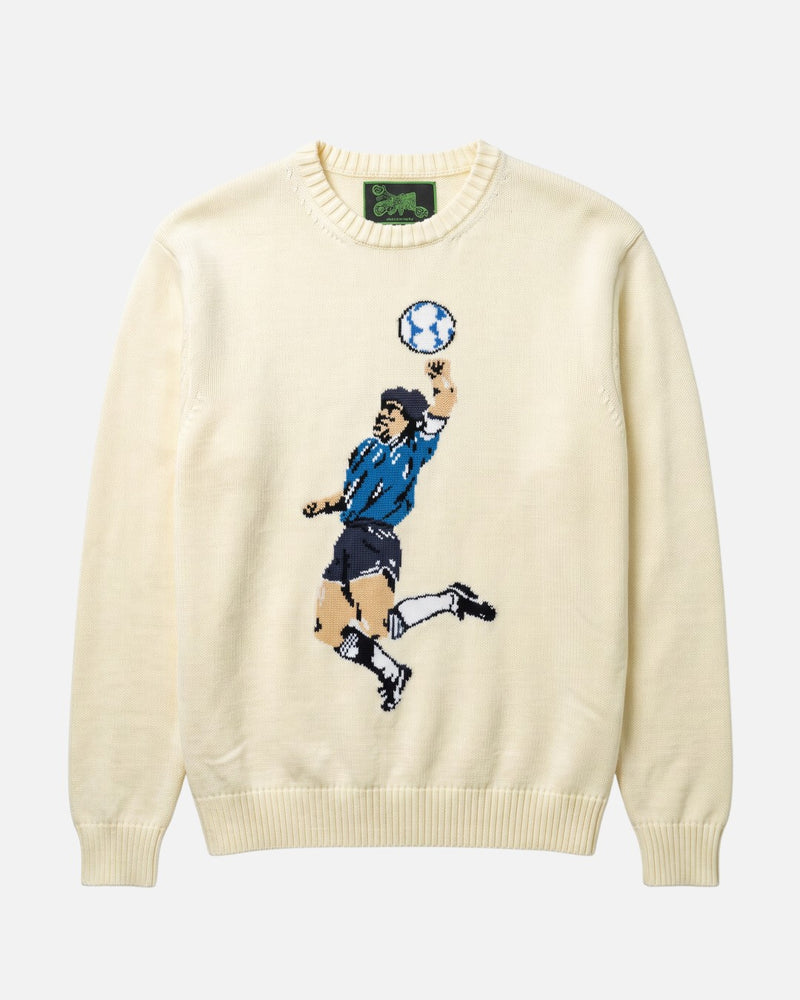 Saturdays Football Hand of God Knit Sweater, flat lay