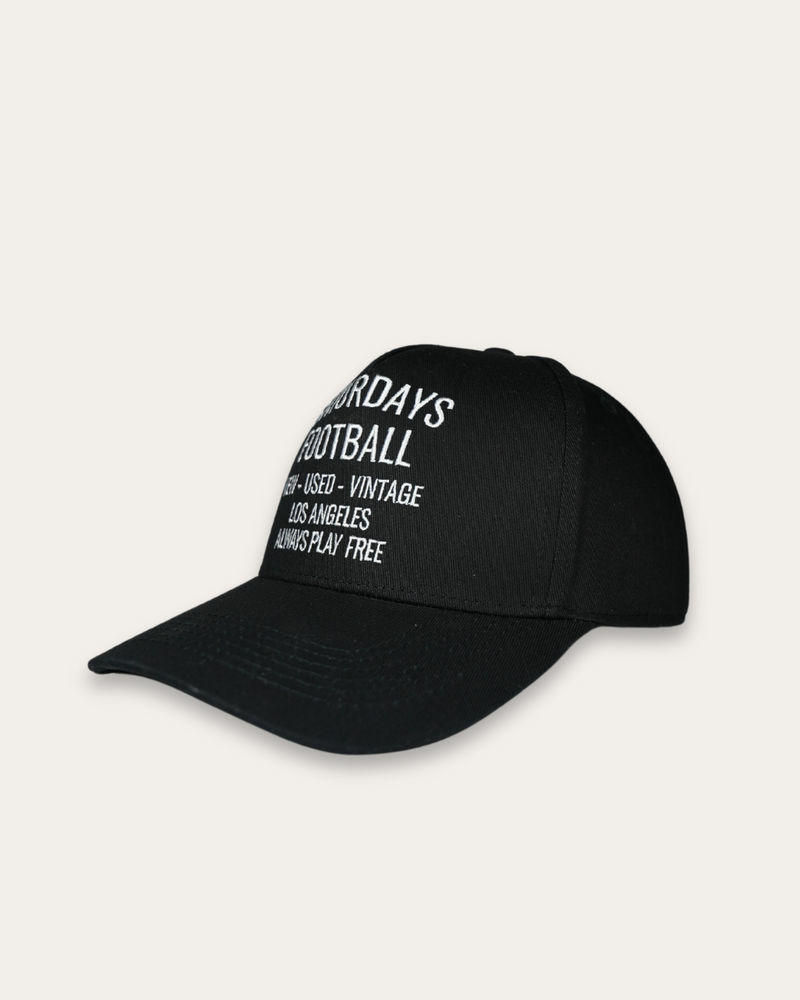Saturdays Football Los Angeles 5 Panel Cap - Black