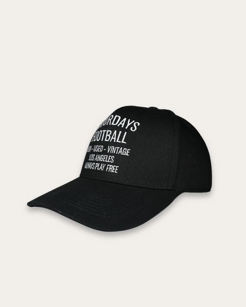 Los Angeles 5 Panel Cap - Black