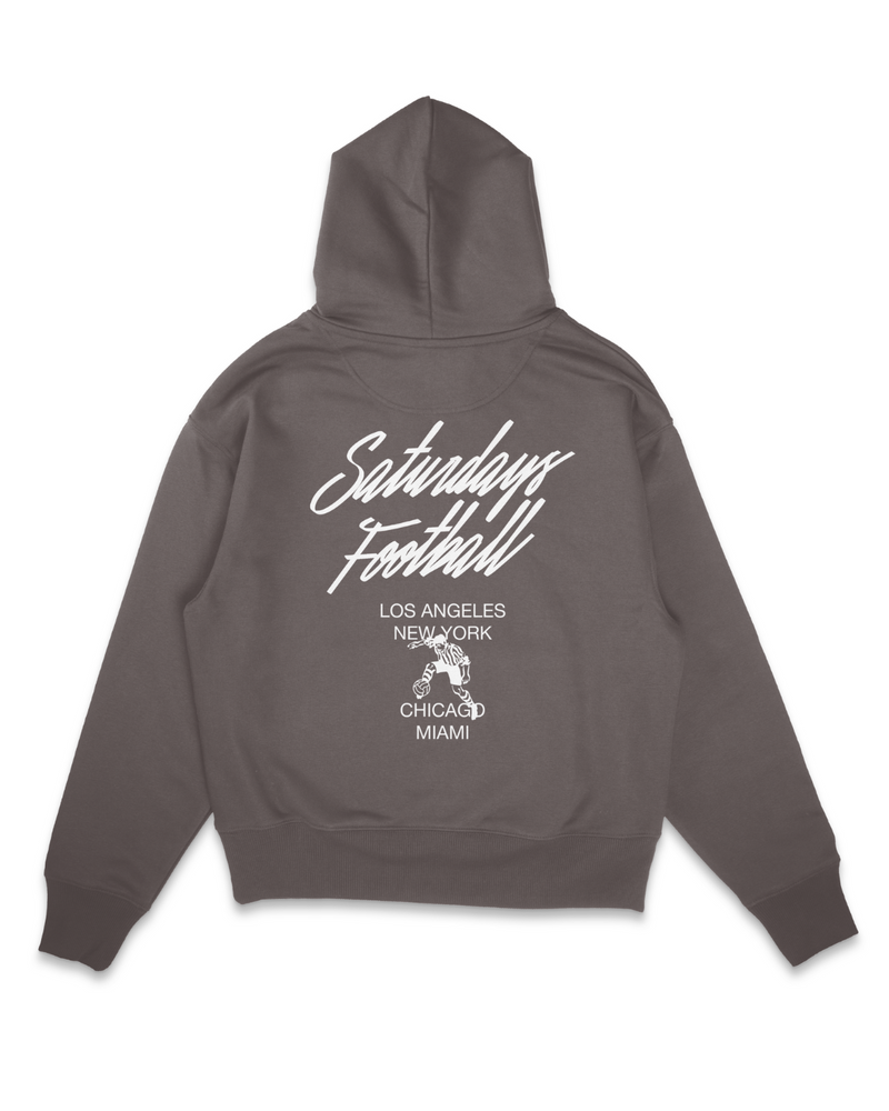 Saturdays Football Cities Hoodie in Shadow