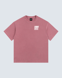 Los Angeles Vintage Washed Oversized Cotton T-Shirt - Ancora Red