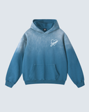 Sabados Heavyweight Sunfade Oversized Hoodie - Jeans Blue