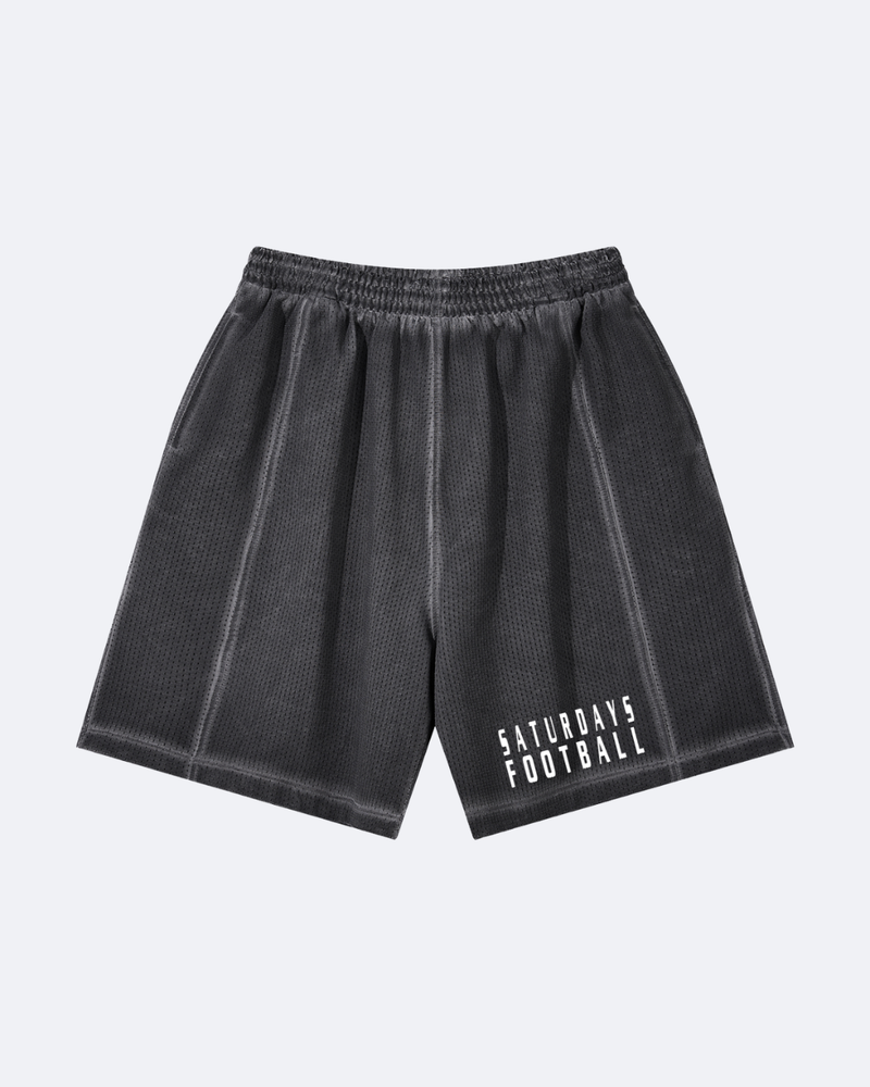 Saturdays Football Unisex Vintage Wash Mesh Shorts