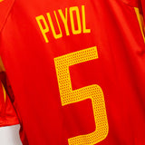 Spain 2004 Puyol Home Kit (L)