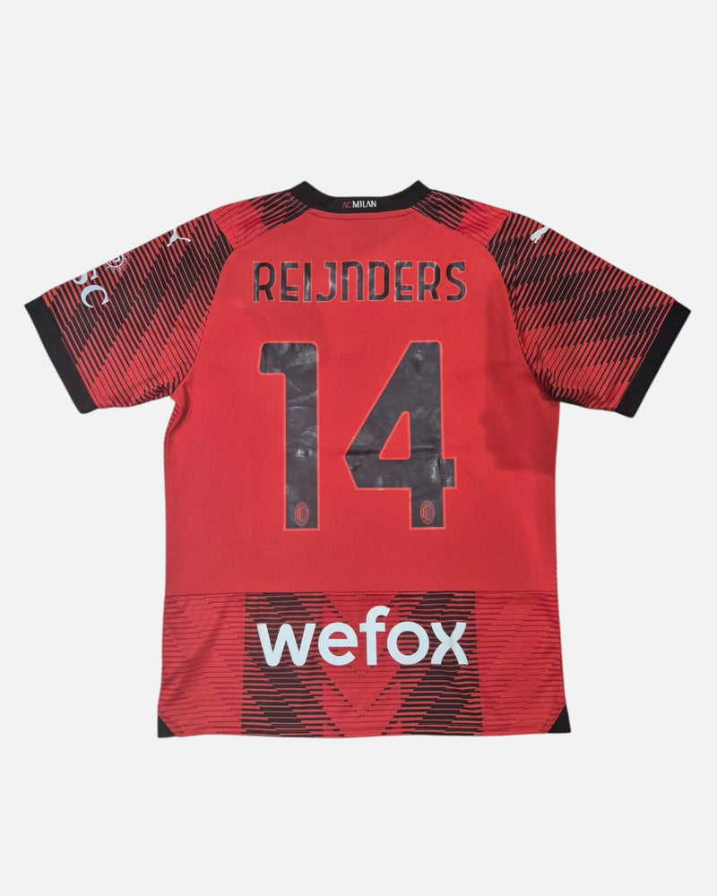 AC Milan 2023-24 Reijnders home vintage football shirt, size M.