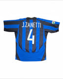 Inter Milan 2003-04 J. Zanetti Home Kit (Large)