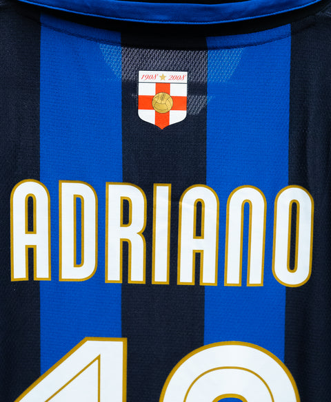 Inter Milan 2007-08 Adriano Home Kit (M)