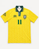 Brazil 1993-94 Romario Home Kit (L) - Front