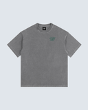 New York City Soccer League Vintage Washed Oversized Cotton T-Shirt - Gray