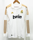 Real Madrid 2011-12 Benzema Long Sleeve Home Kit (M)