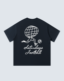 Worldwide Unisex Oversized T-Shirt - Navy