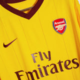 Arsenal 2010-11 Fabregas Long Sleeve Away Kit (L)