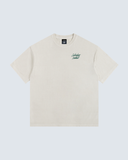 New York City Soccer League Vintage Washed Oversized Cotton T-Shirt - Light Apricot