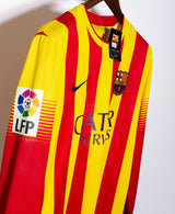 Barcelona 2013-14 Messi Long Sleeve Away Kit NWT (M)