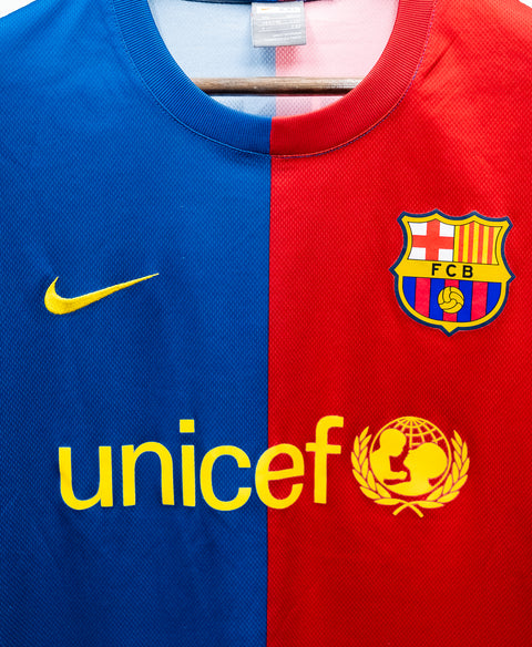 Barcelona 2008-09 Henry Fan Home Kit (2XL)