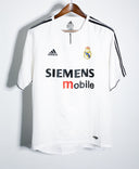 Real Madrid 2003-04 Zidane Player Issue Home Kit (L)