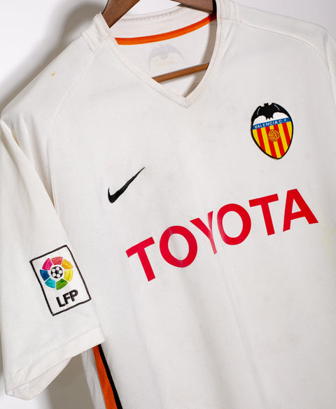 Valencia 2006-07 David Villa Home Kit (L)