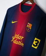 Barcelona 2012-13 Messi Long Sleeve Home Kit (M)