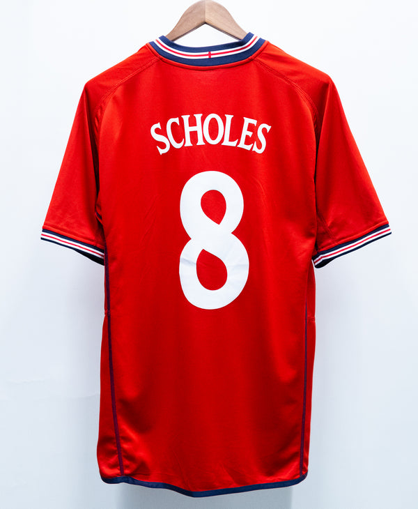 England 2002 Scholes Away Kit (XL)